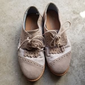 Toms suede fabric oxfords 7